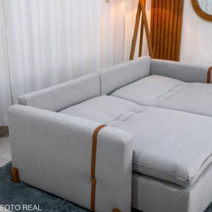 Sofá Retrátil Luma 2.00m Linho - Sem Caixa - Imagem 15