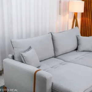 Sofá Retrátil Luma 2.00m Linho - Sem Caixa - Imagem 23